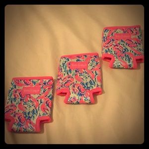 Lily coozies set (of 3)